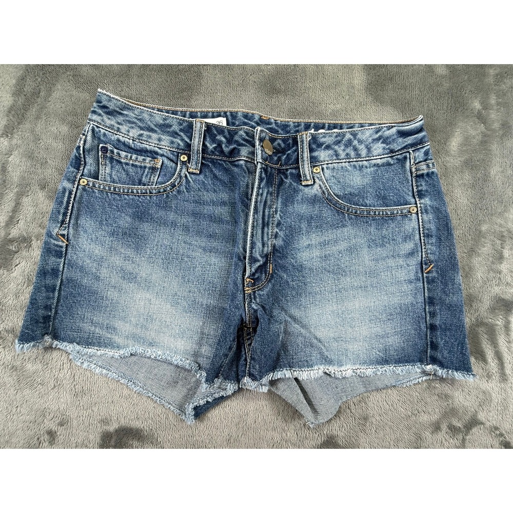 Gap 1969 Maddie Slim Cut-Off Denim Shorts Modesto Wash Blue Size 26 S/960113-00